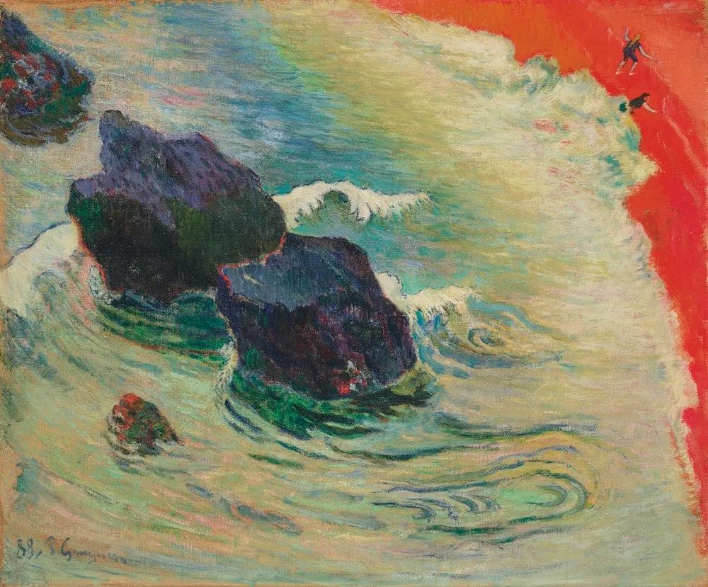 保羅·高更， 《海浪》，1888。圖片：Courtesy Christie's Images Ltd.